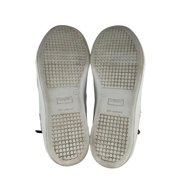 kidpik Black Zip Up High Top Sneakers Size 4 Girl's - Picture 9 of 9